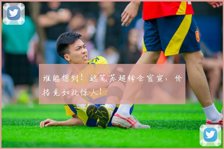 谁能想到！这笔苏超转会官宣，价格竟如此惊人！